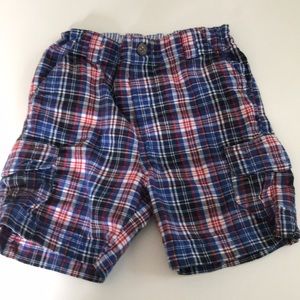 Red, white and blue shorts